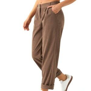 HALARA Brown Straight Leg Pants